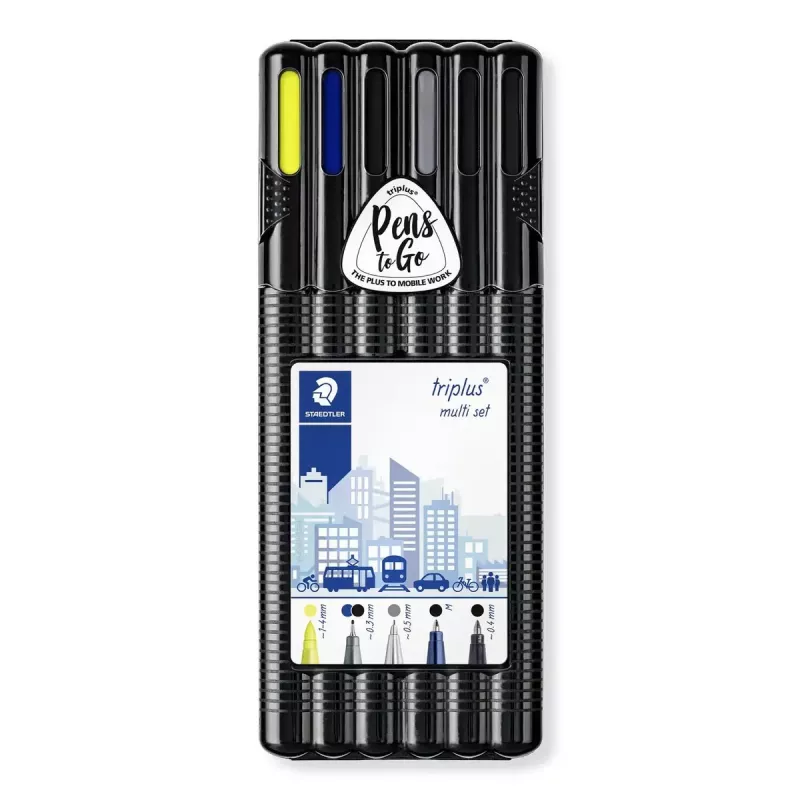 Flomāsteru komplekts Staedtler Triplus Multi 34