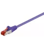 Tīkla kabelis WENTRONIC Goobay 95574 Cat6 S/FTP (S-STP) RJ-45 uz RJ-45 1,5 m violets 1000 Mbit/s zelta kontakti