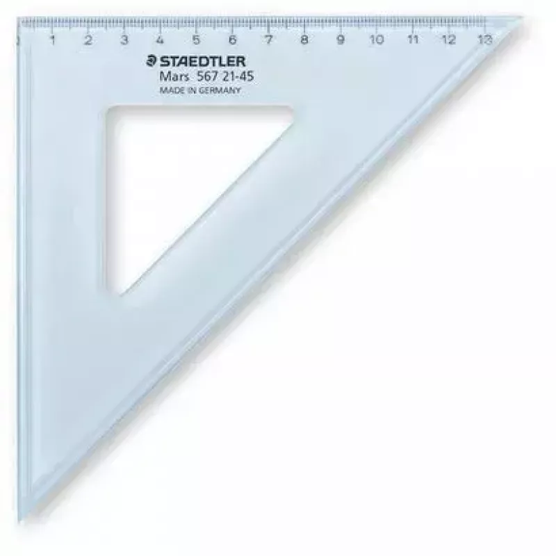 Staedtler Mars 567 21-45 rasēšanas trijstūris, 45°