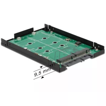 Iekšējais M.2 adapteris DeLOCK 62590 SATA 6 Gbit/s RAID 0 1 JBOD