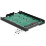 Iekšējais M.2 adapteris DeLOCK 62590 SATA 6 Gbit/s RAID 0 1 JBOD