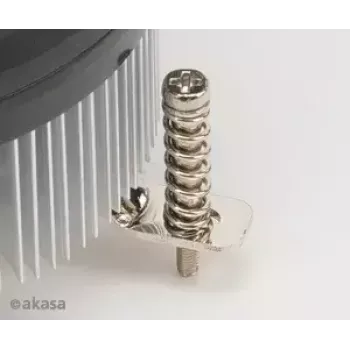 Dzesētājs Akasa AK-CCE-7105EP Procesora dzesēšanas sistēma 9,2 cm Melns Sudraba