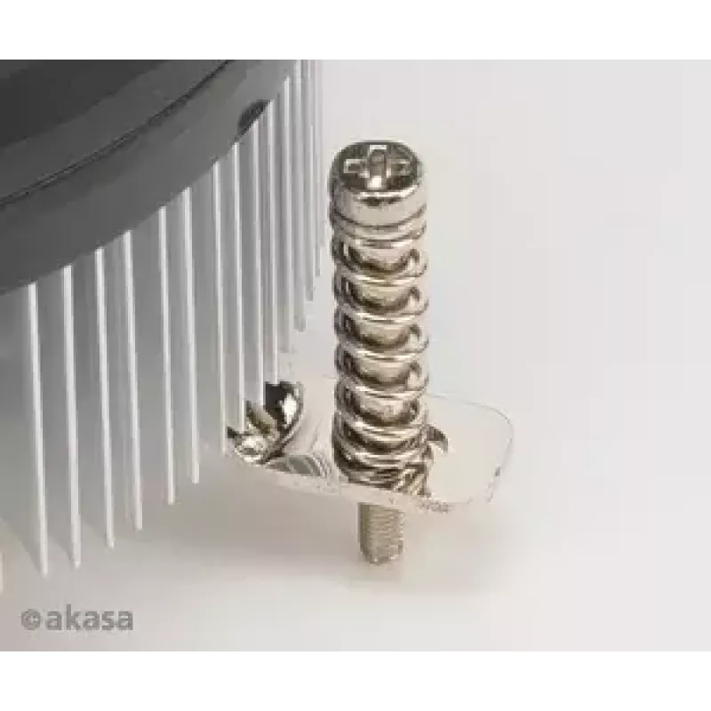 Dzesētājs Akasa AK-CCE-7105EP Procesora dzesēšanas sistēma 9,2 cm Melns Sudraba