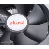 Dzesētājs Akasa AK-CCE-7105EP Procesora dzesēšanas sistēma 9,2 cm Melns Sudraba