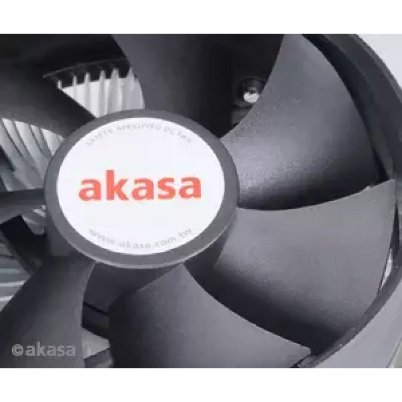Dzesētājs Akasa AK-CCE-7105EP Procesora dzesēšanas sistēma 9,2 cm Melns Sudraba