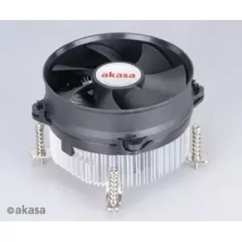 Dzesētājs Akasa AK-CCE-7105EP Procesora dzesēšanas sistēma 9,2 cm Melns Sudraba