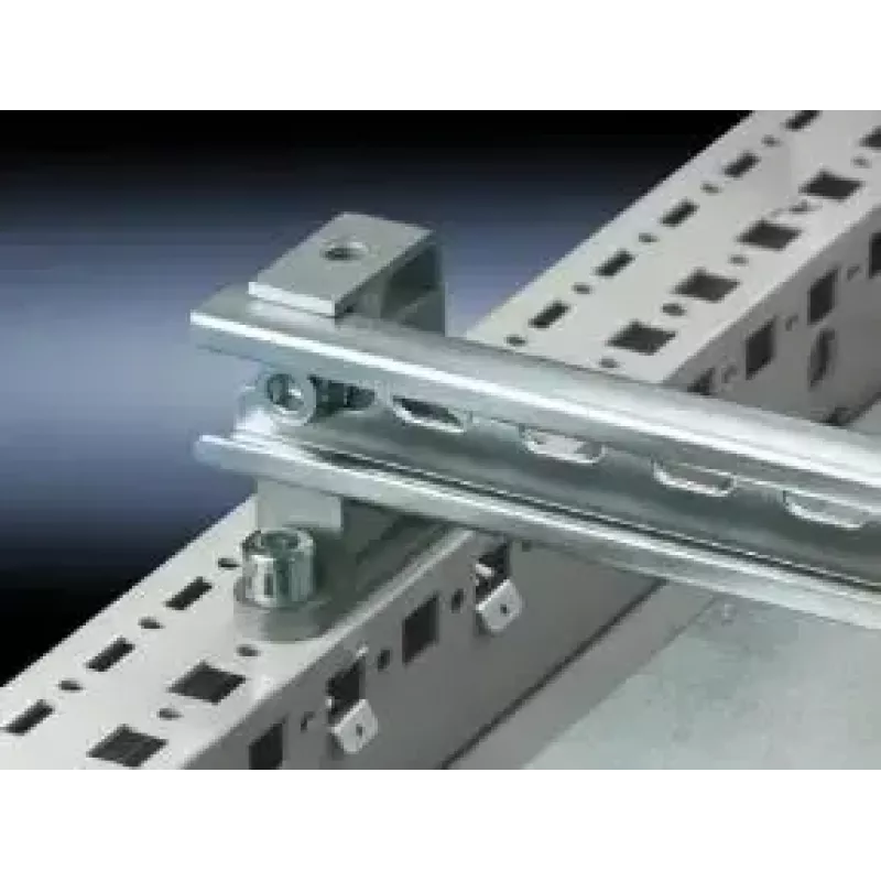 Rack rail Rittal 4945.000 — tērauds, sudraba krāsa, iepakojumā 6 gab.