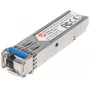 Intellinet raiduztvērēja modulis, optiskais, Gigabit Fiber WDM divvirzienu SFP, 1000Base-Lx (LC) vienmoda ports, 10 km, viļņu garumi: uztveršana (RX) 1550 nm un pārraide (TX) 1310 nm, WDM (Rx1550/Tx1310), atbilst MSA, ekvivalents Cisco GLC-BX-U, Ethernet, optiskā šķiedra