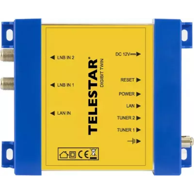 Satelīta multisvičs Telestar DIGIBIT Twin 1 ieeja 2 izejas