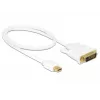Video kabeļa adapteris DeLOCK 83986 Mini DisplayPort uz DVI-D 0,5 m