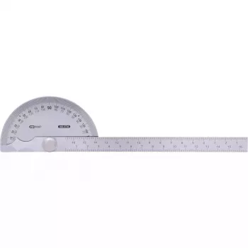 Pusapla tipa leņķmērs KS Tools 300.0700 Nerūsējošais tērauds Matēts 220mm