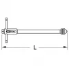 KS Tools 331.0665 reversējams sprūdrata vītņgriezes turētājs, M5-M12