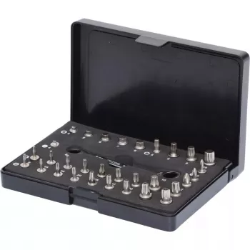 Skrūvgrieža uzgaļu komplekts KS Tools 503.4670, 32 gab., niķeļa materiāls, 520 g