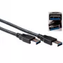 USB kabelis ACT USB 3.0 A vīrietis - USB A vīrietis 2,00 m