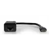 Port Designs 900126 klēpjdatora dokstacija USB melna 0,3 m