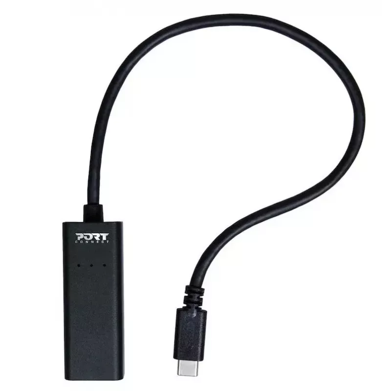 Port Designs 900126 klēpjdatora dokstacija USB melna 0,3 m