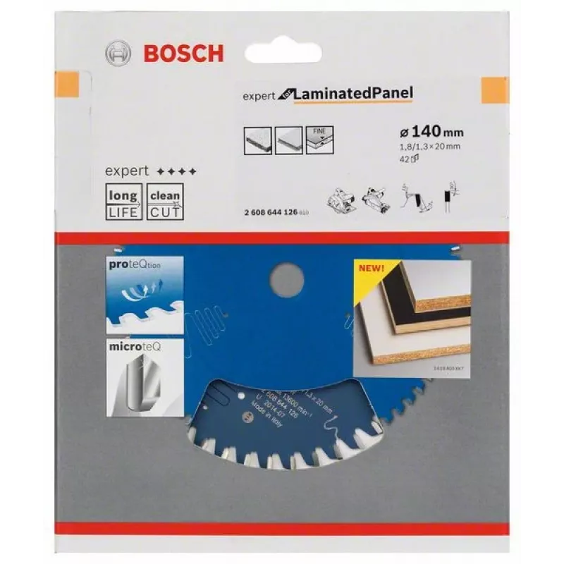 Apļveida zāģa asmens Bosch 2 608 644 126 14 cm laminētiem paneļiem