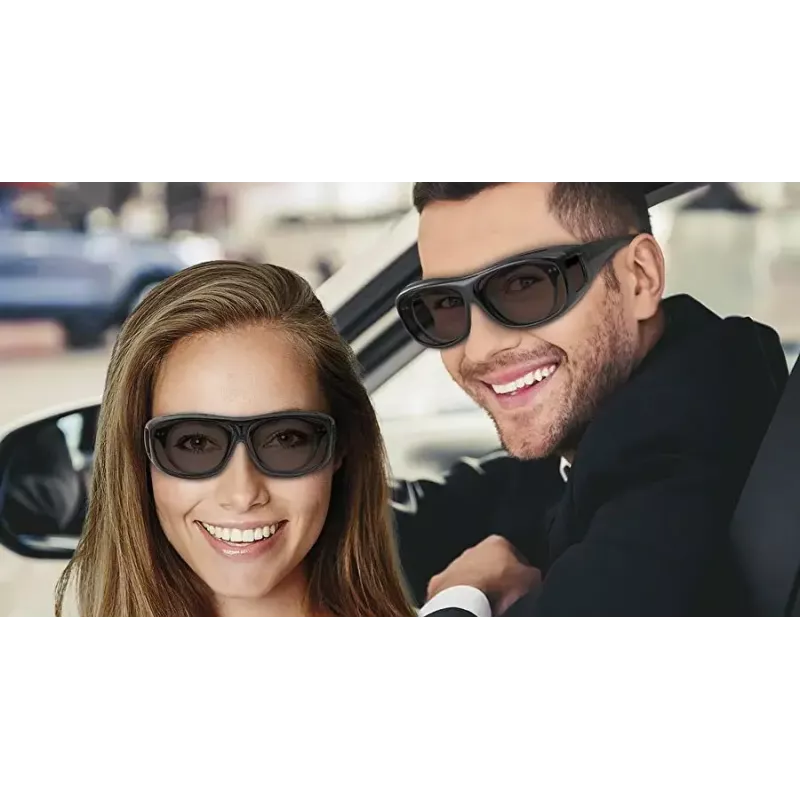 Saulesbrilles WEDO 271 48599 ovālas aptverošas, unisex, polarizējošas lēcas, pārliekamās