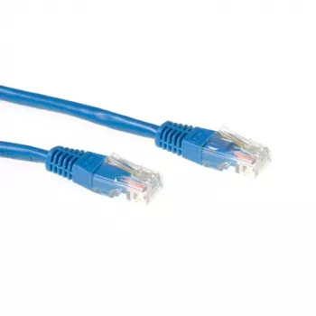 ACT Blue 7 meter U/UTP CAT6 plāksterkabelis ar RJ45 savienotājiem