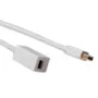 ACT 1 metra Mini DisplayPort pagarinātāja kabelis Mini DisplayPort vīrietis - sieviete