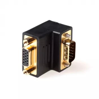 VGA Adapter ACT AB9066 leņķveida Male to Female