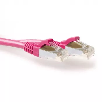ACT sārts 3 metru LSZH SFTP CAT6A komutācijas vads bez aizķeres ar RJ45 savienotājiem