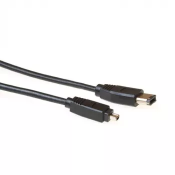 ACT Firewire IEEE1394 savienojuma kabelis 6-pin vīr. - 4-pin vīr. 4,50 m