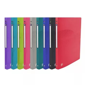 Ring Binder Oxford 400105146 A4 Melna Zila Zaļa Pelēka Rozā Violeta Sarkana Tirkīza