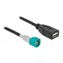 HSD Z vīrišķais uz USB 2.0 Type-A ligzda kabelis DeLOCK 90488