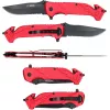 Saliekamais nazis Camper/scout KS Tools 907.2220 Melns Sarkans