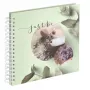 Hama Relax fotoalbums brūnā, ceriņu, piparmētru krāsā 100 kabatiņas 10 x 15 cm spirālveida iesējums