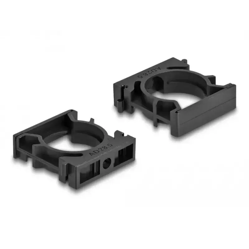 Kabeļu turētājs DeLOCK 60487 28.5 mm melns 4 gab.
