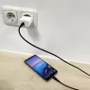 ACT USB 2.0 uzlādes/datu kabelis C vīr. – C vīr. 1 metrs, neilons