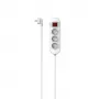 Hama Smart Power Strip 3 AC Outlets 1.4m kabelis Hama 00223021
