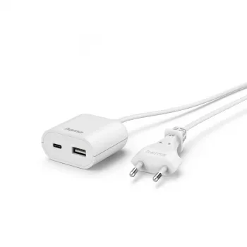 Hama 00223204 mobilās ierīces lādētājs Balts Maiņstrāva Iekštelpu