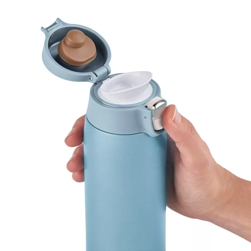 EMSA Light krūze 400 ml zila nerūsējošā tērauda vāciņš polipropilēns