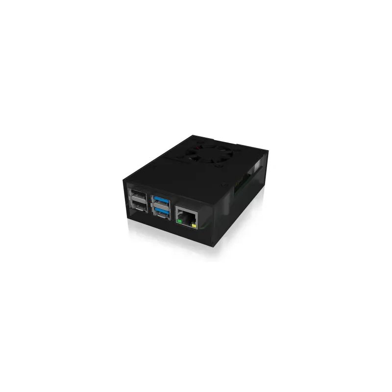ICY BOX IB-RP108 korpuss antracīta, melns