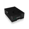 ICY BOX IB-RP108 korpuss antracīta, melns