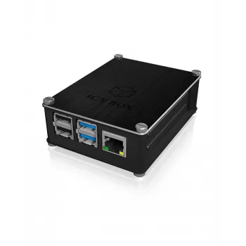 ICY BOX IB-RP110 Korpuss Melns