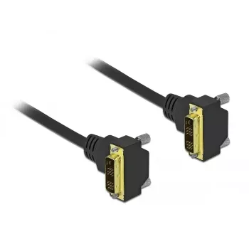 DVI kabelis DeLOCK 85905 1 m DVI-D melns
