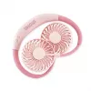 Unold Kakla ventilators Breezy Rozā, Rozā, 2 ventilatori, 8 h, Kakla ventilators, Balts, 1 gab.