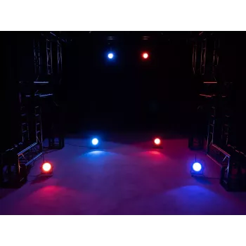 Virspusējas montāžas apgaismojuma spots Eurolite 51915301 LED 25 W iekštelpām Melns