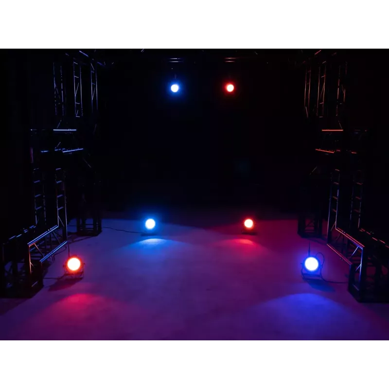 Virspusējas montāžas apgaismojuma spots Eurolite 51915301 LED 25 W iekštelpām Melns