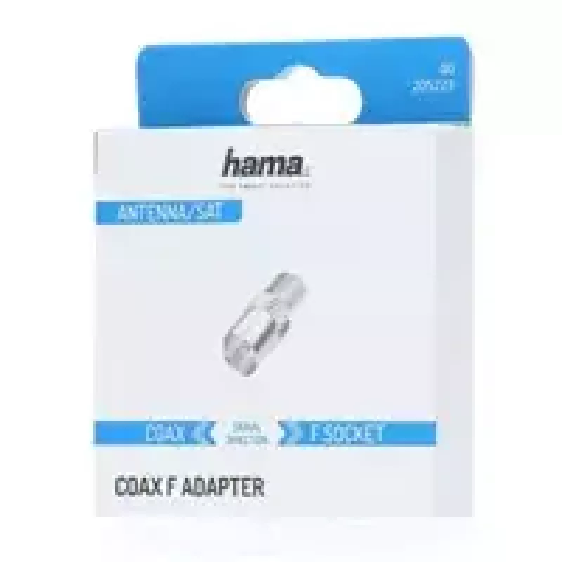 Hama 00205223 koaksiālais savienotājs F-tipa 1 gab.