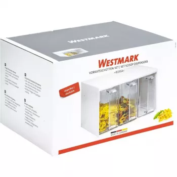 Dozators Westmark Roma Taisnstūra 3 L Caurspīdīgs balts