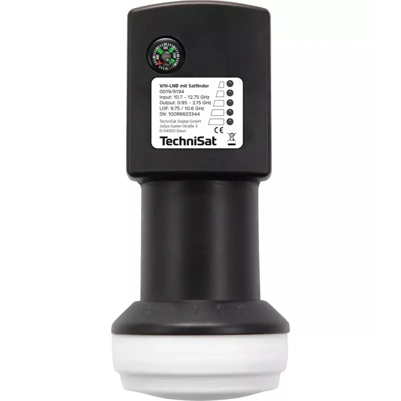 Low Noise Block downconverter TechniSat 0019/8194 RF savienotājs F Enerģijas patēriņš 150 mA