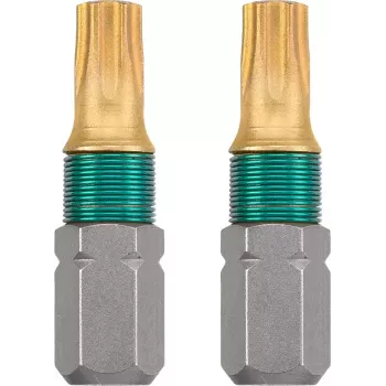 Skrūvgrieža uzgaļa komplekts KWB 124215 2 gab. Torx T15 25 mm sešstūra kāts