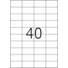 Pašlīmējošā printera uzlīme HERMA Labels Premium A4 52,5x29,7 mm