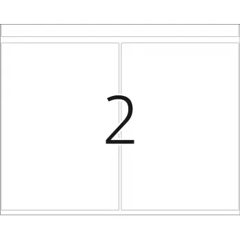 Uzlīmes iespiedpresēm HERMA DP1 74x105 mm