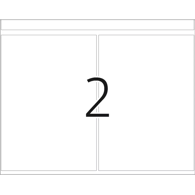 Uzlīmes iespiedpresēm HERMA DP1 74x105 mm